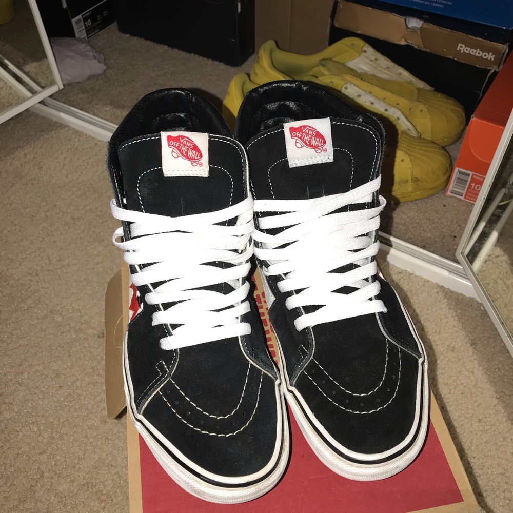 Custom shark teeth Vans (SOLD)